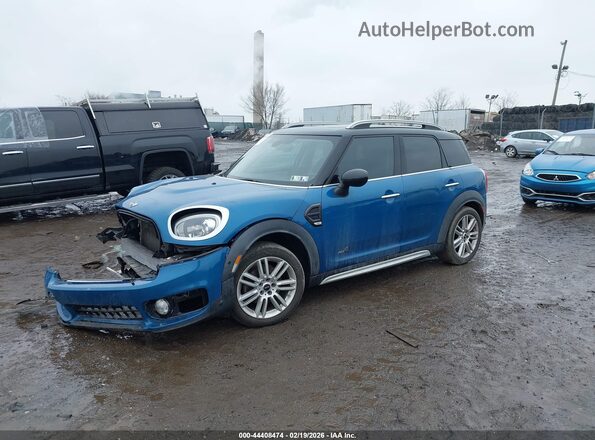 WMZYV5C35H3E02679 2017 MINI COUNTRYMAN Blue Передня ліва чверть