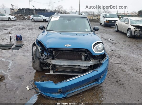 WMZYV5C35H3E02679 2017 MINI COUNTRYMAN Blue Вид щитка приладів