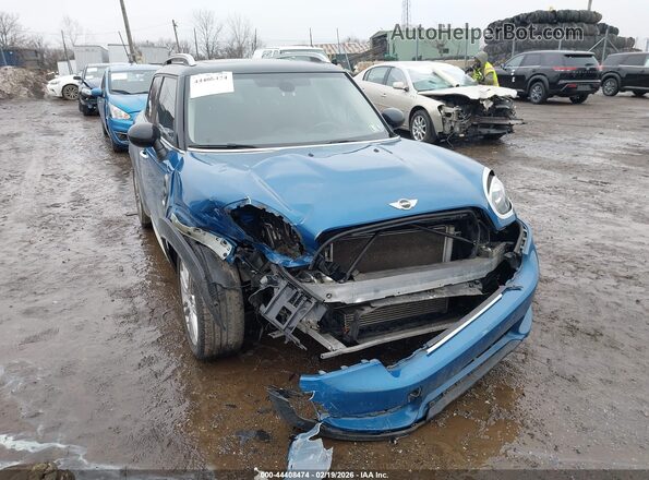 WMZYV5C35H3E02679 2017 MINI COUNTRYMAN Blue Вид спереду