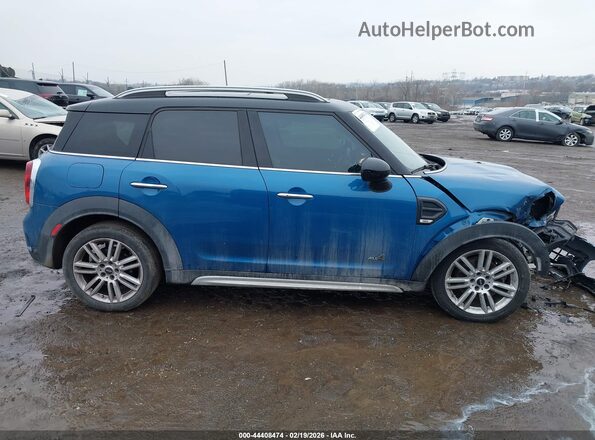 WMZYV5C35H3E02679 2017 MINI COUNTRYMAN Blue Вид задньої частини салону