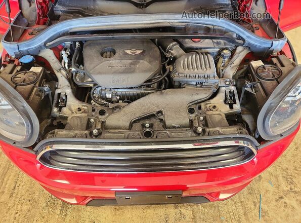 WMZYV5C5XK3E05358 2019 MINI COOPER Red Vista del compartimento del motor