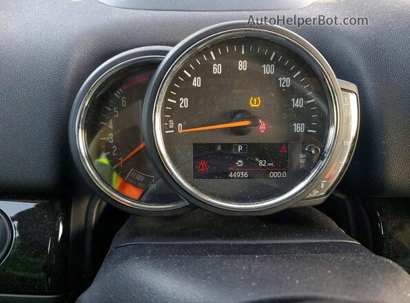 WMZYW7C07L3L43607 2020 MINI COOPER Black Vista del cuadro de instrumentos