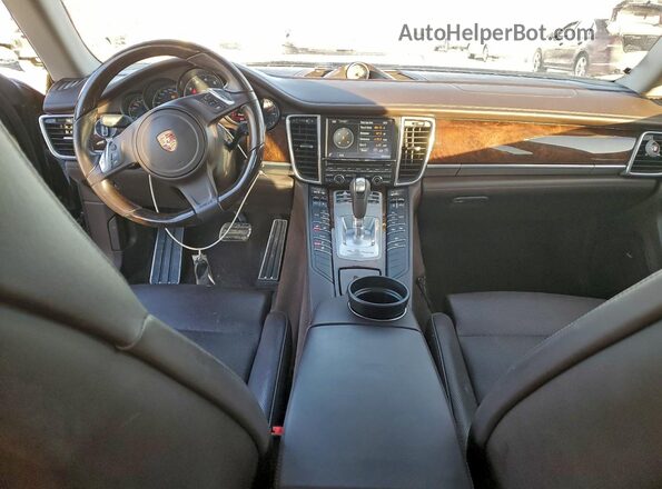 WP0AA2A70GL000582 2016 PORSCHE PANAMERA Black Widok deski rozdzielczej
