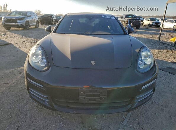 WP0AA2A70GL000582 2016 PORSCHE PANAMERA Black Widok z przodu