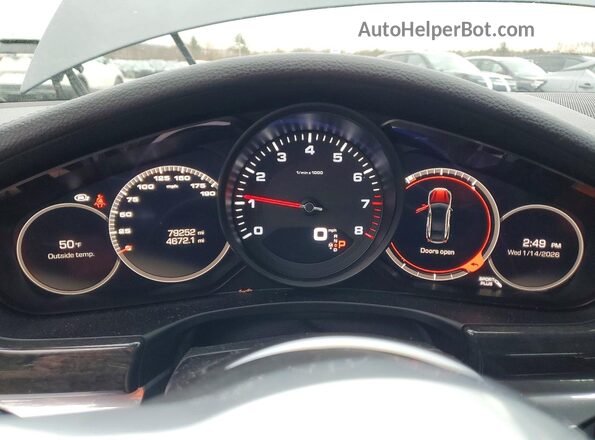 WP0AA2A70HL100909 2017 PORSCHE PANAMERA Gray 