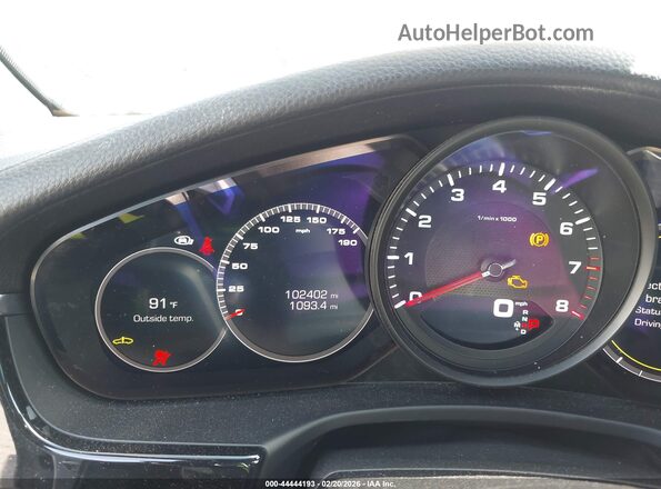 WP0AA2A72HL101348 2017 PORSCHE PANAMERA Gray Вид задніх сидінь