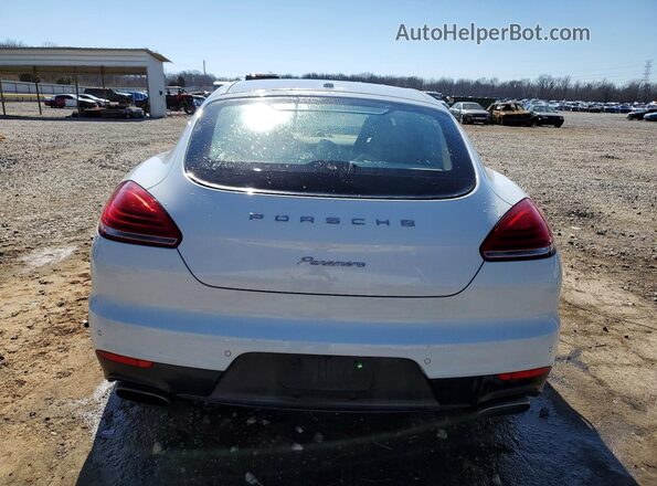 WP0AA2A74GL006434 2016 PORSCHE PANAMERA White უკანა ხედი