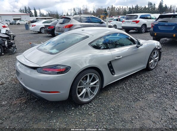 WP0AA2A80JS260325 2018 PORSCHE CAYMAN Gray Tył prawy