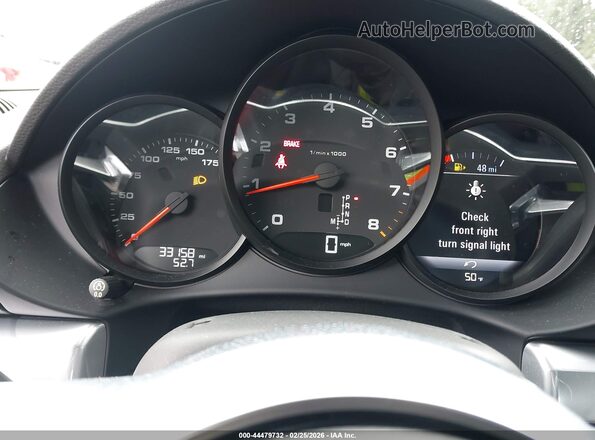 WP0AA2A80JS260325 2018 PORSCHE CAYMAN Gray Widok tylnych siedzeń