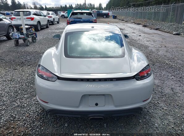 WP0AA2A80JS260325 2018 PORSCHE CAYMAN Gray 