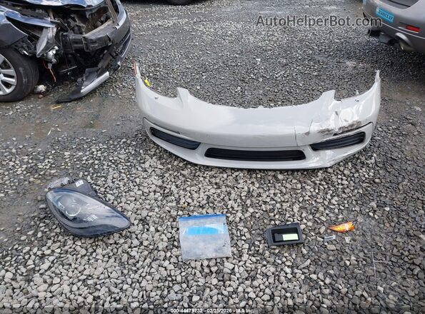 WP0AA2A80JS260325 2018 PORSCHE CAYMAN Gray Widok zestawu wskaźników