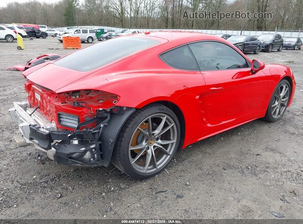 WP0AA2A87KS261098 2019 PORSCHE 718 CAYMAN Red 