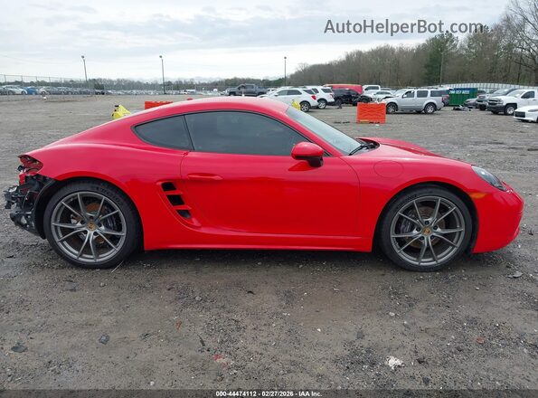 WP0AA2A87KS261098 2019 PORSCHE 718 CAYMAN Red 
