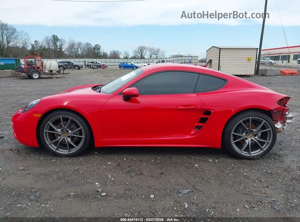WP0AA2A87KS261098 2019 PORSCHE 718 CAYMAN Red 