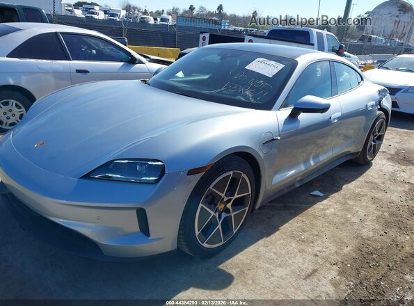 WP0AA2Y11SSA09827 2025 PORSCHE TAYCAN Silver Передня ліва чверть