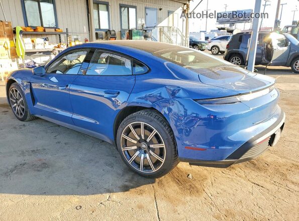 WP0AA2Y13RSA12416 2024 PORSCHE TAYCAN Blue Tył lewy