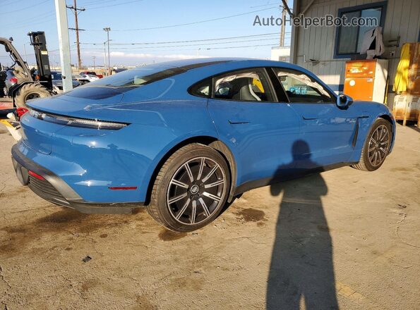 WP0AA2Y13RSA12416 2024 PORSCHE TAYCAN Blue Tył prawy