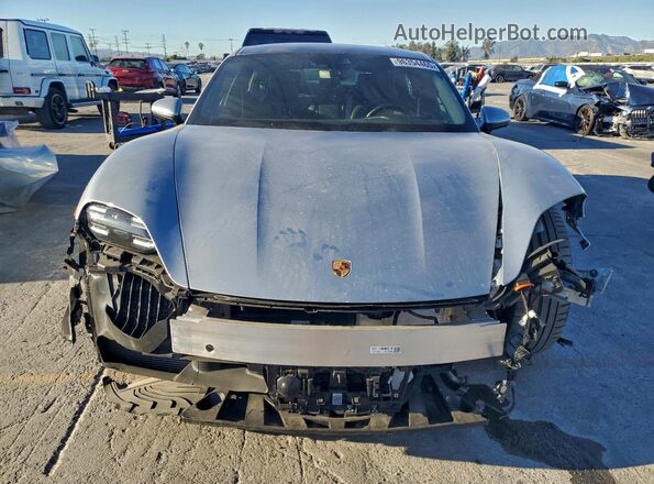 WP0AA2Y15PSA13855 2023 PORSCHE TAYCAN Silver Դիմացի տեսք