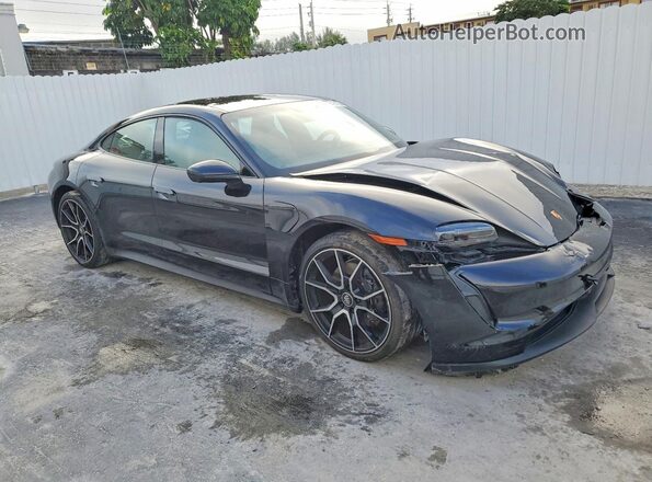 WP0AA2Y15RSA13289 2024 PORSCHE TAYCAN Черный Передняя правая четверть