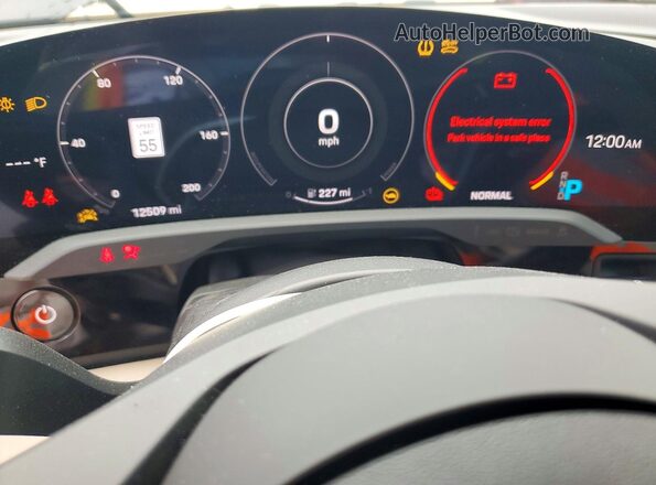 WP0AA2Y15RSA13289 2024 PORSCHE TAYCAN Черный Вид щитка приборов
