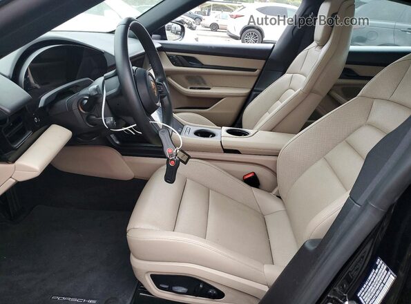 WP0AA2Y16RSA13298 2024 PORSCHE TAYCAN Black წინა სალონის ხედი