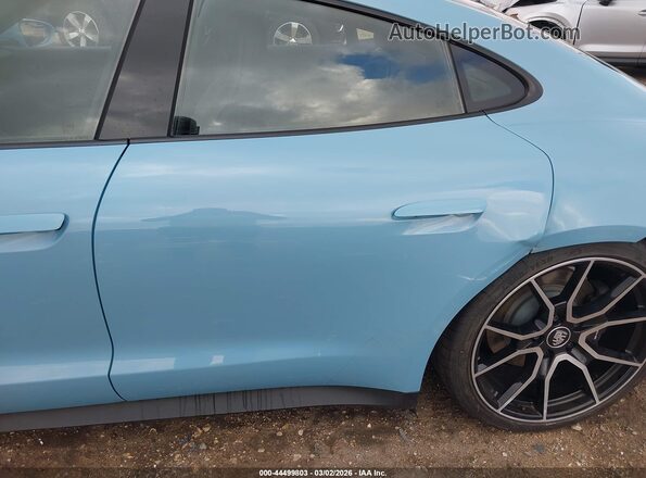 WP0AA2Y17RSA13519 2024 PORSCHE TAYCAN Light Blue Front view