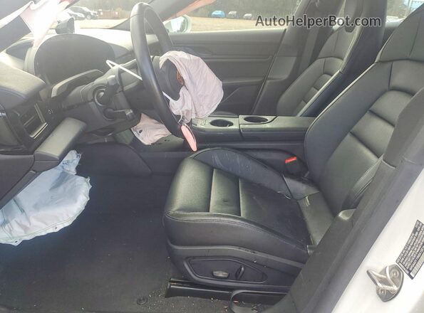 WP0AA2Y19NSA13516 2022 PORSCHE TAYCAN White Widok wnętrza z przodu