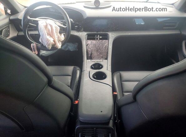 WP0AA2Y19NSA13516 2022 PORSCHE TAYCAN White Widok deski rozdzielczej