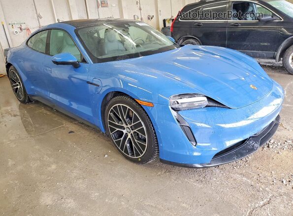 WP0AA2Y1XPSA16945 2023 PORSCHE TAYCAN Blue Przód prawy