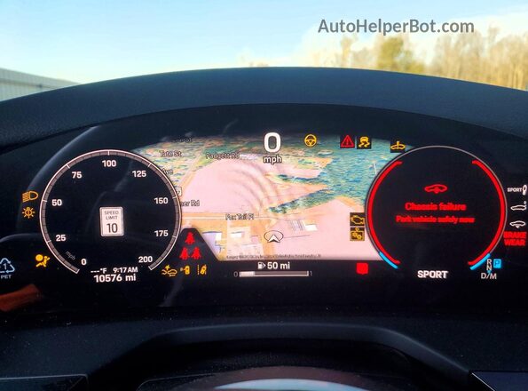 WP0AA2YA4SL001910 2025 PORSCHE PANAMERA White Instrument cluster view