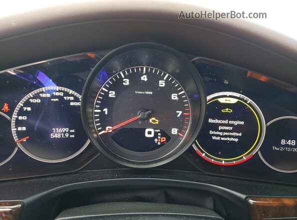 WP0AB2A70PL130486 2023 PORSCHE PANAMERA Blue Widok zestawu wskaźników