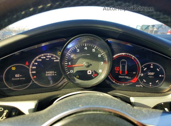 WP0AB2A73HL124229 2017 PORSCHE PANAMERA Gray Вид щитка приладів