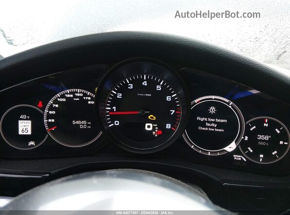 WP0AB2A78JL136284 2018 PORSCHE PANAMERA Silver Հետևի նստատեղերի տեսք