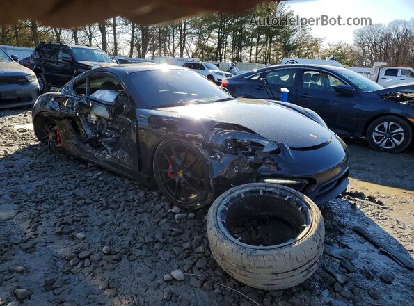WP0AB2A80GK185826 2016 PORSCHE CAYMAN Black Delantero derecho