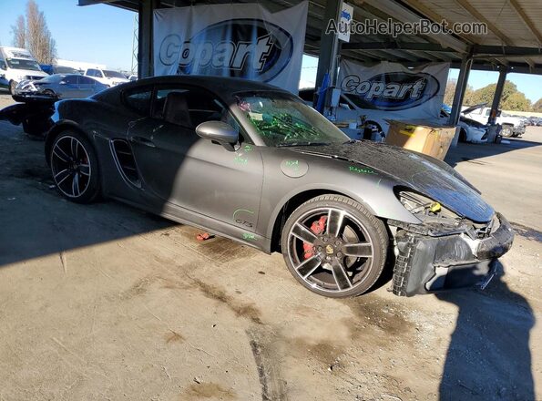 WP0AB2A84KS278356 2019 PORSCHE CAYMAN Gray Delantero derecho