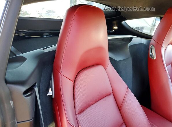 WP0AB2A84KS278356 2019 PORSCHE CAYMAN Gray Vista de los asientos traseros