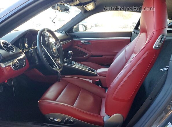 WP0AB2A84KS278356 2019 PORSCHE CAYMAN Gray Vista interior delantera