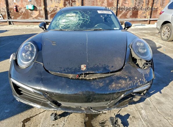 WP0AB2A90JS123617 2018 PORSCHE 911 Black წინა ხედი