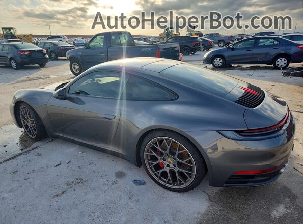 WP0AB2A98LS225413 2020 PORSCHE 911 Gray Trasero izquierdo