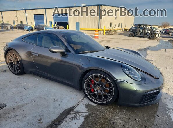 WP0AB2A98LS225413 2020 PORSCHE 911 Gray Delantero derecho
