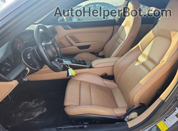 WP0AB2A98LS225413 2020 PORSCHE 911 Gray Vista interior delantera