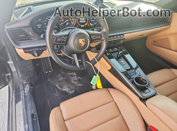 WP0AB2A98LS225413 2020 PORSCHE 911 Gray Vista del salpicadero