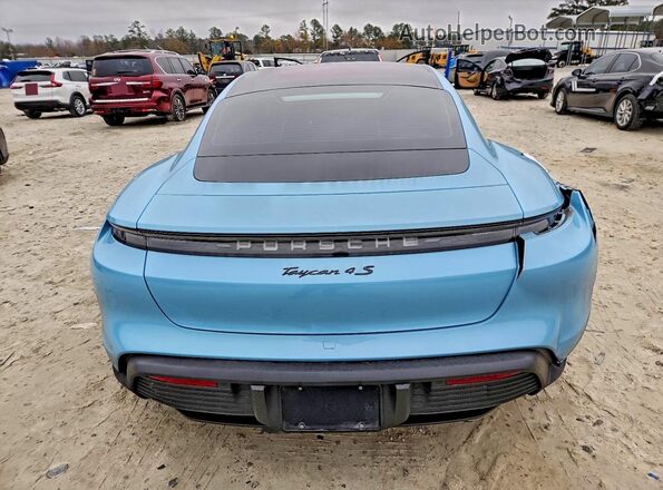 WP0AB2Y10LSA53316 2020 PORSCHE TAYCAN Blue Вид ззаду