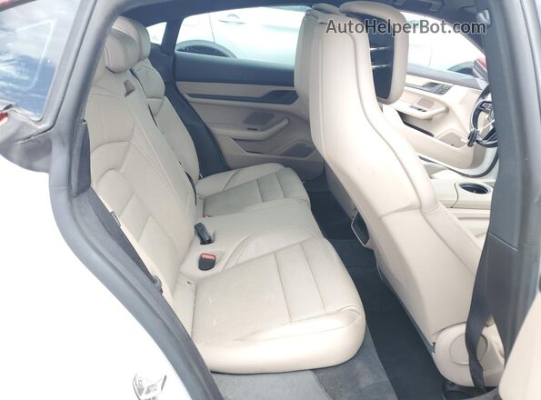 WP0AB2Y10MSA42107 2021 PORSCHE TAYCAN Red Вид задніх сидінь