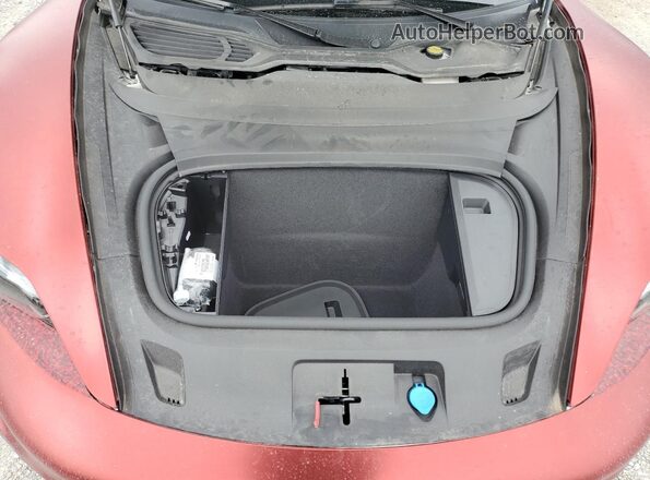 WP0AB2Y10MSA42107 2021 PORSCHE TAYCAN Red Вид задньої частини салону