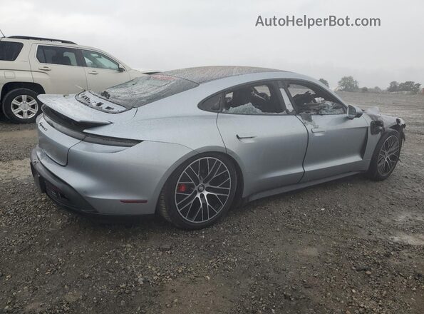 WP0AB2Y11MSA44108 2021 PORSCHE TAYCAN Silver Trasero derecho