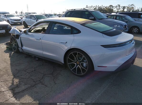 WP0AB2Y13PSA36659 2023 PORSCHE TAYCAN Silver Tył lewy