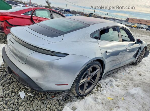 WP0AB2Y14MSA44863 2021 PORSCHE TAYCAN Серебряный Задняя правая четверть
