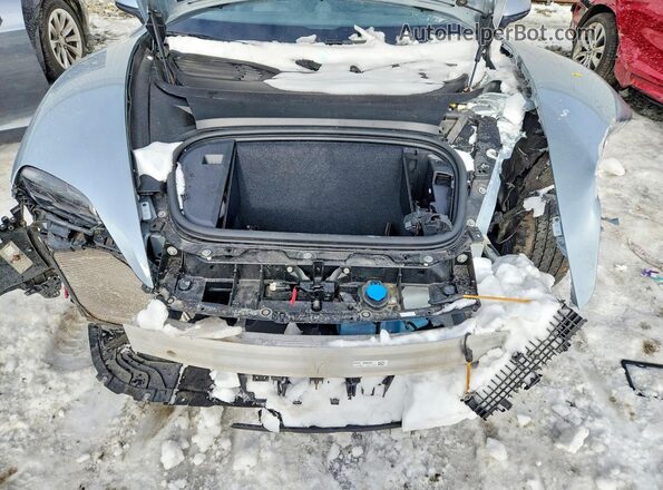 WP0AB2Y14MSA44863 2021 PORSCHE TAYCAN Серебряный Вид задней части салона