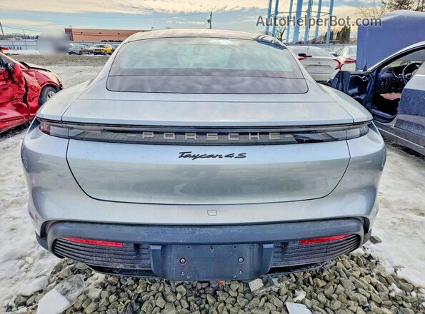 WP0AB2Y14MSA44863 2021 PORSCHE TAYCAN Серебряный Вид сзади